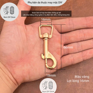Móc Càng Cua Quai Túi Chốt Tôm Hùm T1028 Hợp Kim Kẽm Phụ Liệu Làm Đồ Da Giỏ Đeo Bóp Ví Dây Lưng Thủ Công Handmade DIY