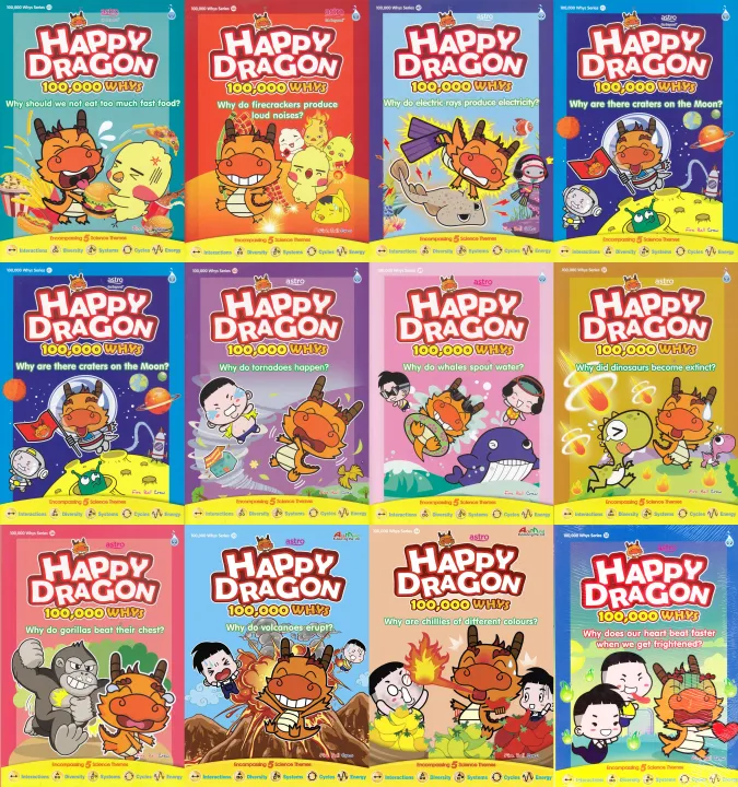 Happy Dragon 100,000 Whys 5 books Bundle English Children Books / Comic  Books ;Happy Dragon series answers Science questions | Lazada Singapore