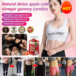 【Buy 3 Get 2 Free】 Apple Cider Vinegar Gummies Concentrate Dietary Fiber to Relieve Greasiness and Block Carbohydrates Fats and Satiety苹果醋软糖