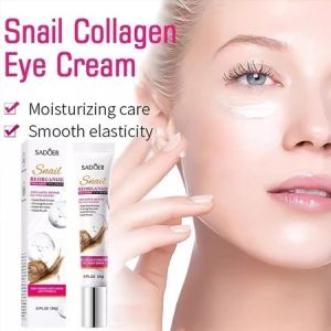 SADOER Snail Reorganize Collagen Eye Cream 20gr Krim Mata Memudarkan Mata Panda Hidrasi & Pelembab