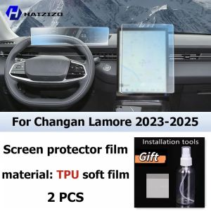 dncnf For Changan Lamore 2023-2025 Car interior Matte Screen Protector console GPS Navigation LCD screene TPU film Scratch resistant R6P8Q