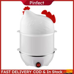 Mini Multi functional Double layer Egg Steamer Small 2 Layers Electric Egg Boiler Cooker Steamer