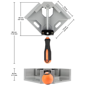 Swing Jaw Corner Clamp 90 Degree Corner Right Angle 68mm Clamp Wood Working Clip Photo Frame Tool