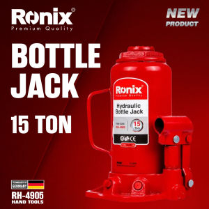 Ronix Tools RH-4901 (2 Ton) RH-4902 (3 Ton) RH-4903 (5 Ton) RH-4904 (10 Ton) RH-4905 (15 Ton) RH-4906 (20 Ton) RH-4907 (32 Ton) Premium Quality German Technology | NEW ARRIVAL Heavy Duty Hydraulic Bottle Jack | Car Jack | Vehicle Lifting Tool | Portable H