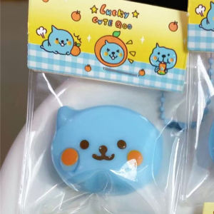 WEIHUIMEI Xiaobi Ka หยิกเพลงบีบอัดของเล่นเด็กขนมปังเย็นจี้ คลายเครียด สกุชชี่ สกุชชี่ Squishy ของเล่นบีบอัด