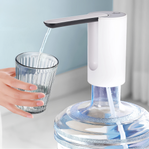 【SG】Electric Water Dispenser Foldable Electric Water Pump Button Control USB Charge Portable for Kitchen Office Outdoor Drink Dispenser
