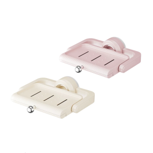 Practical Secure Suction Wall Soap Holders Space Saving Designs Bathroom Accessory Easy Installation Household Use