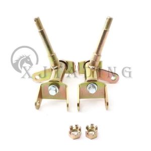 kkmf 1Pair 15mm Gold Steering Strut Knuckle Spindle Fit For China ATV 49cc 50cc 70cc 90cc 110cc Go Kart Buggy UTV Quad Bike Parts R3K9L