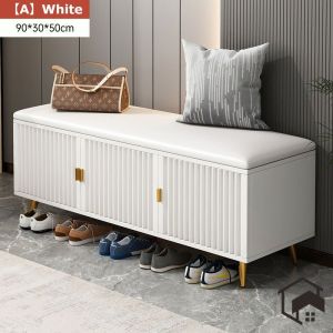 Shoe Changing Stool Shoe Storage Bench Soft Cushion Stool Entry Door Stool Shoe Cabinet