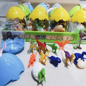 Quả trứng chơi khủng long nhựa mềm  – Mô hình khủng long bạo chúa cho bé mới nhất 2025