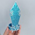 Vương miện cài tóc Ao Bing, mũ cosplay Ngao Bính nhũ lấp lánh trong phim Natra Ma đồng ƞáo Hải. 