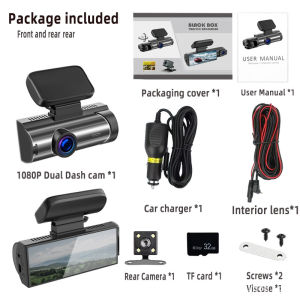 เครื่องบันทึกภาพการขับขี่แบบความละเอียดสูงพิเศษ M8 พร้อมเลนส์คู่มองเห็นกลางคืนอินฟราเรด 3M