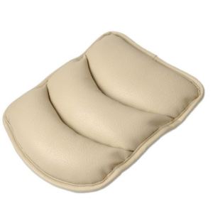 Universal PU Leather Car Armrest Pillow Cushion Console Bantal Rehat Tangan Rubber Pad Armrest Support DIY Seat 1pc/set