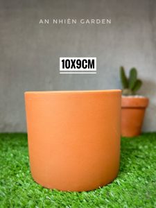 COMBO 2 Chậu Đất Nung Hình Trụ Kích thước 10x9cm - Trồng Sen Đá - Xương Rồng- LỖI 1 ĐỔI 1