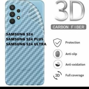 SAMSUNG S24 S24 ULTRA S24 PLUS S23 FE S21 FE S20 FE ANTI GORES BELAKANG SKIN CARBON GARSKIN MOTIF KARBON ANTI JAMUR BACK