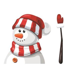 Rear Window Wiper Moving Arm Cute Cartoon Smiling Santa Christmas Sticker Decals High Adhesion Decals Christmas