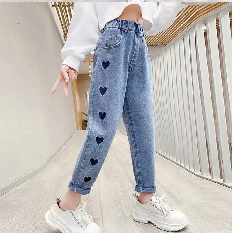 Korea Girls Spring Boot Cut Pant Jeans New Baby Girl Korean