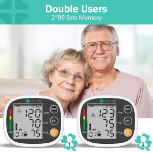 ZiQing Rechargeable Wrist Blood Pressure Monitor Automatic Tonometer Meter LCD Screen Portable Health Care Sphygmomanometer2026