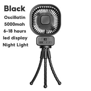 Baby Stroller Fan Portable Desk Fan Mini USB 5000mAh Chargeable Fan 270° Auto Rotation Clip Fan 八爪鱼婴儿风扇