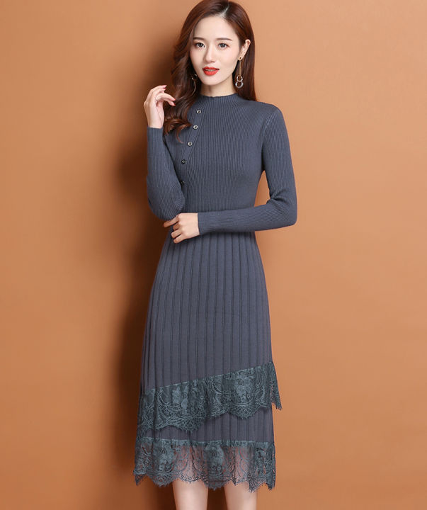 Những mẫu váy liền đẹp phù hợp diện mùa thu đông 2019 - ANN.COM.VN