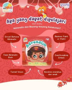 Buku Anak - Seri Hormon Hebat Penjaga Otak : Dopamin / Adrenalin by Yaumikids (Boardbook)