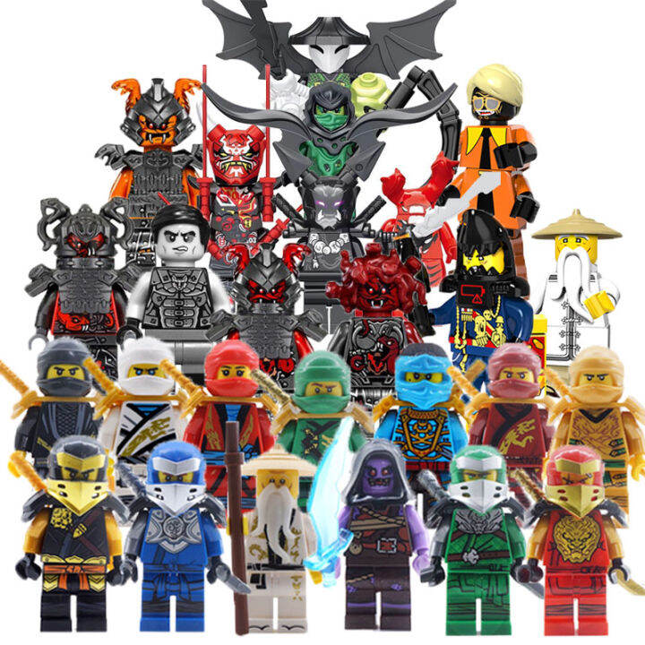 Ninjago：Masters of Spinjitzu Building Blocks Toy Mr E Jay Zane Kai ...