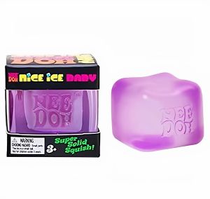 SG【READY STOCK】NeeDoh® Glitter Glow Nice Cube Stress Relief Squeeze Toy Sensory Fidget for Kids & Adults