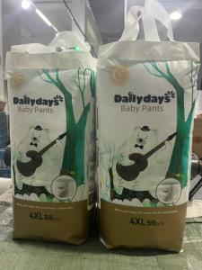 50m Tả Bỉm quần em bé công nghệ Nhật Bản thấm hút tốt mềm mại an toàn cho bé form to size 3XL 4XL