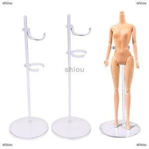 [COD] shiou 5pcs búp bê tổ chức đứng Dollhouse điều chỉnh phổ búp bê hiển thị giá trong suốt Kệ mannequin mô hình đứng búp bê ăn mặc hỗ trợ