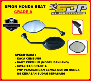 SPION BEAT GENIO VARIO 110 125 150 ALL MOTOR HONDA MIRROR STANDART KACA CEMBUNG SDP GRADE A