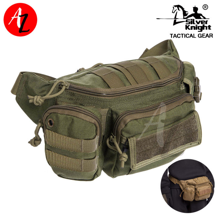 SILVER KNIGHT SK9034 4L Tactical Belt Bag Waist Pack Fanny Pack Multi  Pocket Cordura Fabric Lazada PH