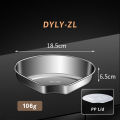 JustLiving 304 Stainless Steel Bowl Basin Soup Bowl Cooking Scalloped Steamer Tray Separate Steamer Tray Rice Cooker Rice Waterproof Steamer Bowl Household Children's Supplementary Steamer Bowl. 