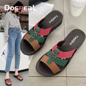 DOSREAL Womens Shoes Summer Casual Sport Sandals Korean Beach Wedge Sandals Women Platform Sandals Roman Sandals