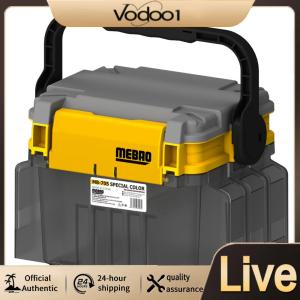 สองชั้นกล่องเกียร์ตกปลาแบบพกพาเครื่องมือตกปลากล่องเก็บมัลติฟังก์ชั่ตกปลาคันล่อออแกไนเซอร์สำหรับผู้ชายผู้หญิง