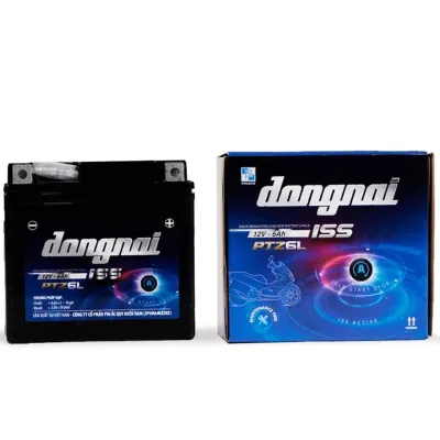 Ắc quy khô 12V | 6Ah dùng cho Xe Máy WINNER PCX LEAD Air Blade VISION thương hiệu PINACO BH 12 Tháng PTZ6L