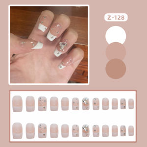 Wedding party fake nail Clear modif special kuku palsu 3D + LEM
