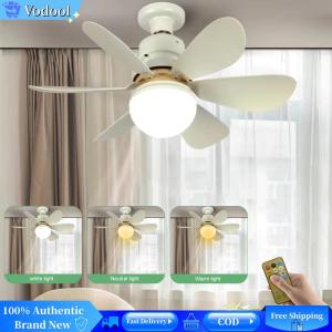 [Vodool Brand Center] Lighted Ceiling Fan 30W Chandelier Ceiling Fan 86V-265V Decorative Ceiling Fanlight 3 Fan Speeds for Home Offices Bedroom
