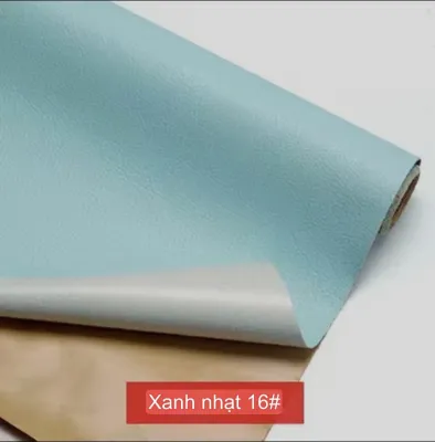 [HCM]Tấm PU có sẵn keo Nhiều màu Miếng dán vải da PU cỡ lớn kích thước 50x138cm dùng sửa chữa ghế sofa bọc loa ..