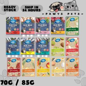 Snappy Tom Cat Wet Pouch 85G & 70G - (Snappy Tom Gourmers Pouch 70G / Cat Pouch) / Wet Food