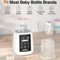 Mabehouse Baby Bottle Warmer 5-in-1 Digital Baby Milk/Food Warmer Timer Digital Display Portable. 