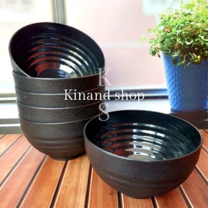 gratis sendok paket isi 6 pcs campur ramen hitam ulir terlaris isi 3piring 3 mangkuk