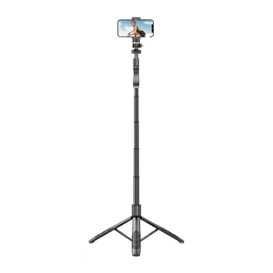 Mini giá đỡ ba chân gậy selfie Túi điện thoại giá ba chân Grip xách tay kích thước nhỏ du lịch gậy selfie điện thoại cầm tay kim loại núi