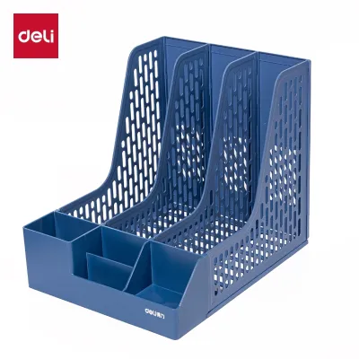 Deli Rak Buku Sekat Tempat Buku Desktop Organizer File Box File 984XBES
