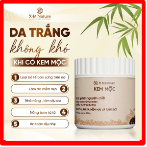 Tắm trắng kem mộc giúp cấp ẩm làm sạch hỗ trợ dưỡng trắng sáng da 350g