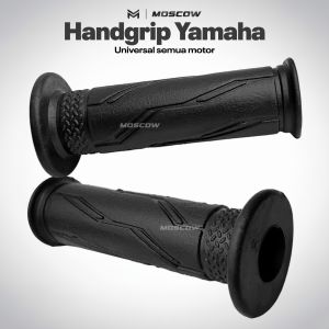 HANGRIP ORI YAMAHA STANDAR HANDFAT GRIP RUBBER SET KIRI KANAN HANDEL TANGAN SARUNG GAS GRIP YAMAHA NMAX AEROX PCX SCOOPY BEAT SCOOPY VARIO KARBU FI ESP POP MIO SOUL M3 125 J Z SOUL GT SPORTY Xeon Jupiter Maxi Lexi Aerox Xride Fino Freego  R25 KLX Crf