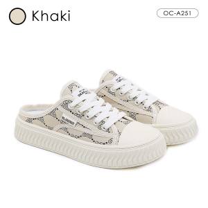 OCTAVIA Sepatu Sneakers Casual Backless Mules Wanita #OC-A251