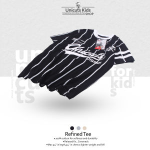 Kaos Anak Baseball Hitam / Kaos Olahraga Anak / Baju Anak Laki - LAki Dan Perempuan Salur  3 Sampai 10 Tahun