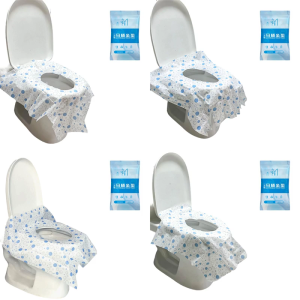20Pcs Extra Large Disposable Toilet Seat Covers for Adults and Kids Suitable for Travel and Public Use
