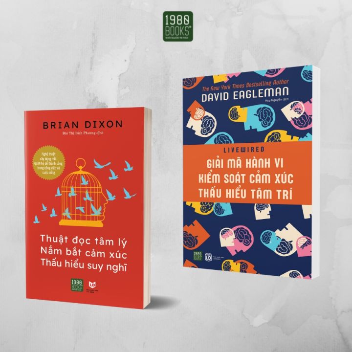 Sách: Combo 2 cuốn Giải mã hành vi kiểm soát cảm xúc thấu hiểu tâm trí ...