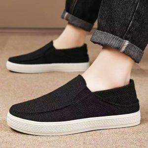 Free Shipping Canvas MenS Shoes Autumn Collection Odor-Resistant Slip-On Style Trendy And Casual Versatile For Any Outfit Perfect For Autumn